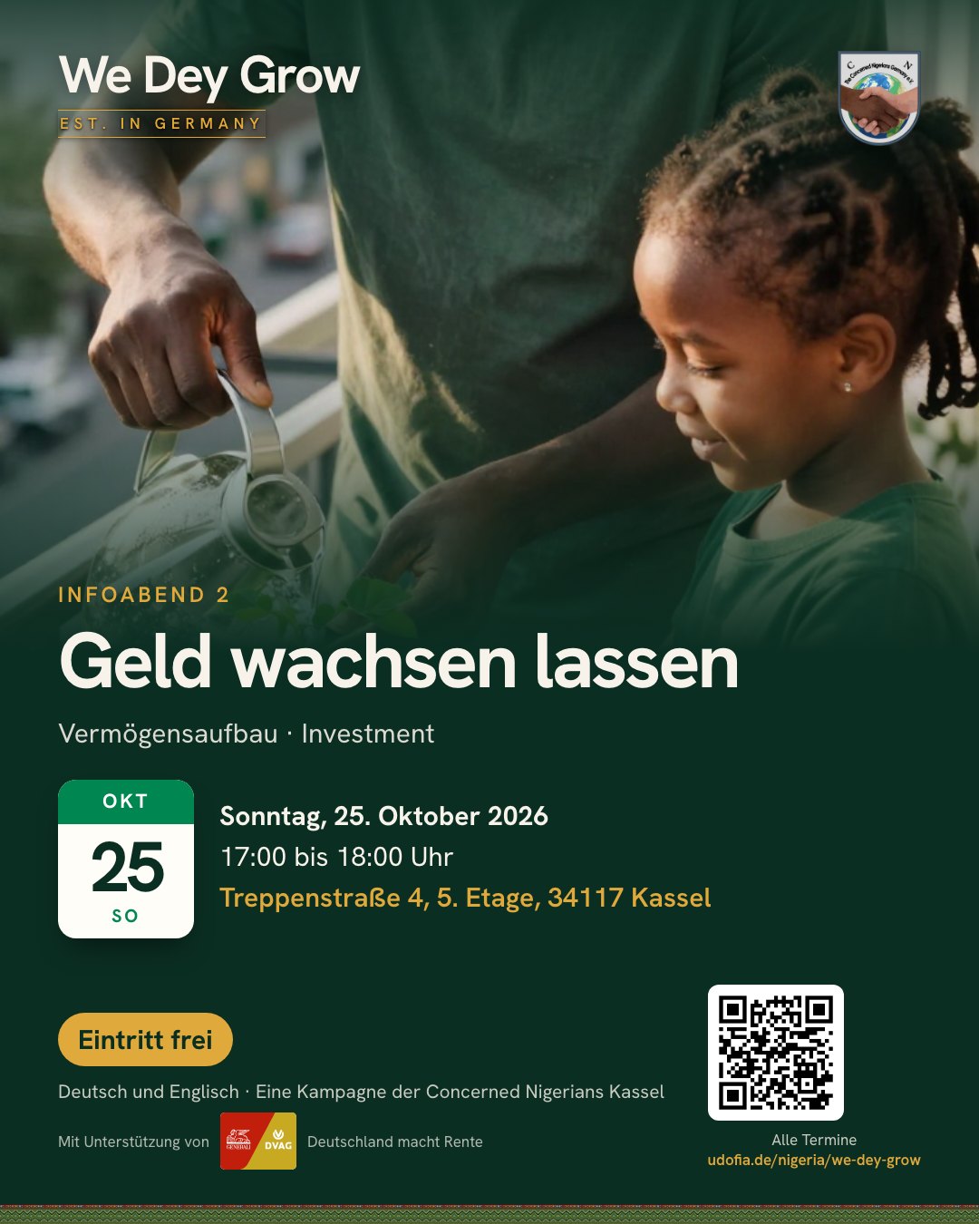 Einladung Geld wachsen lassen, So, 25. Oktober