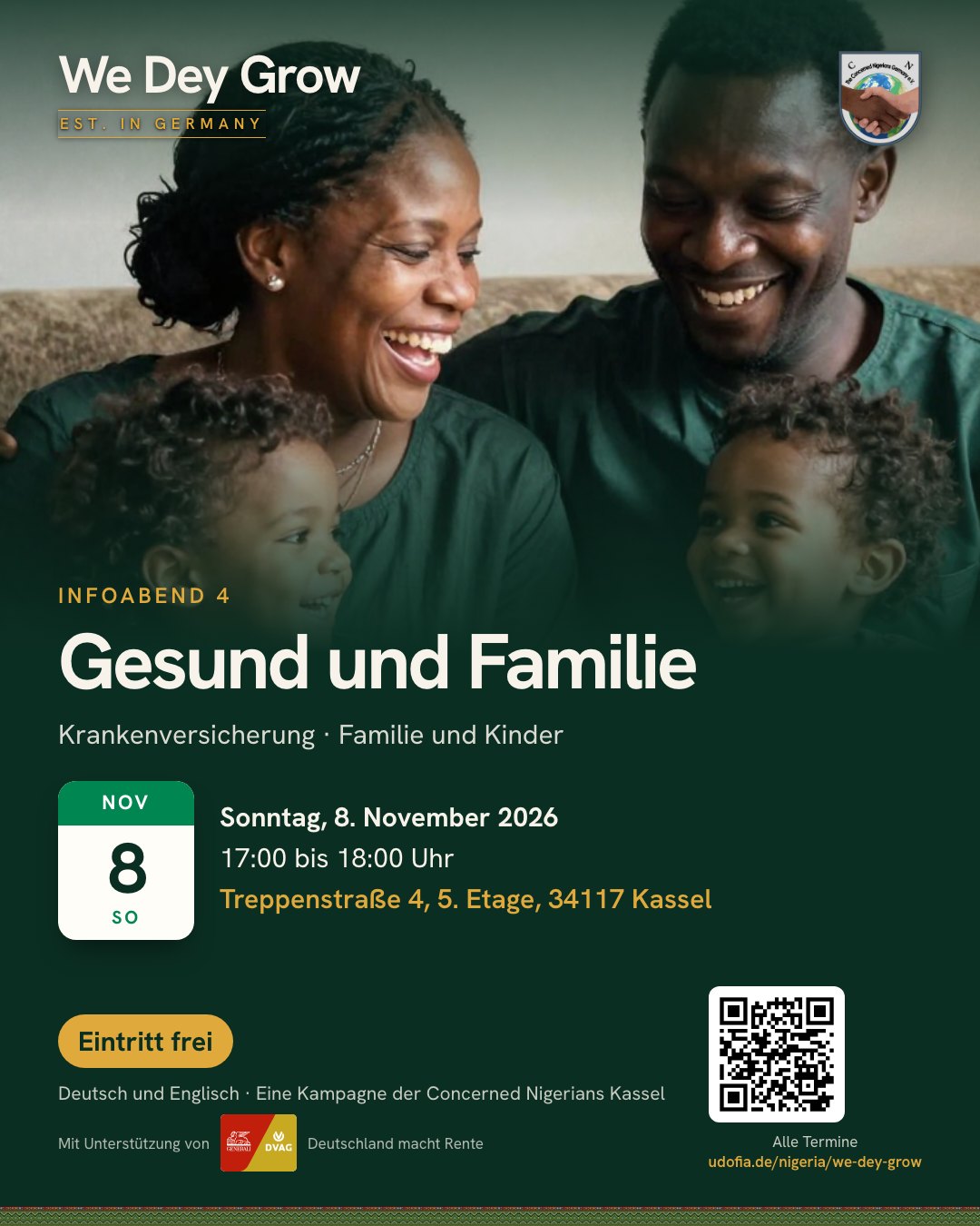 Einladung Gesund und Familie, So, 8. November