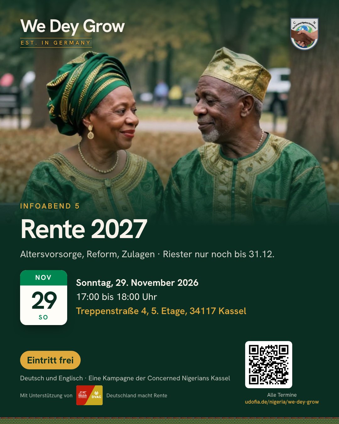 Einladung Rente 2027, So, 29. November