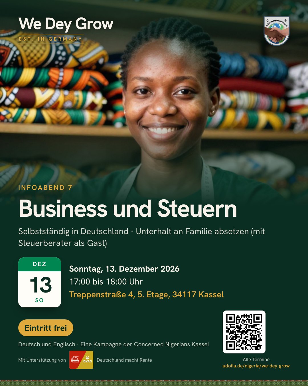 Einladung Business und Steuern, So, 13. Dezember